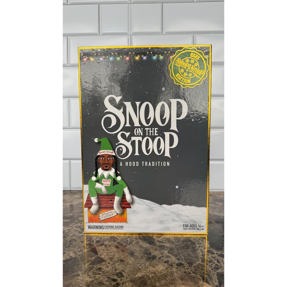 Snoop Dogg "Snoop on the Stoop" 10.5" Holiday Doll – 2025 Edition